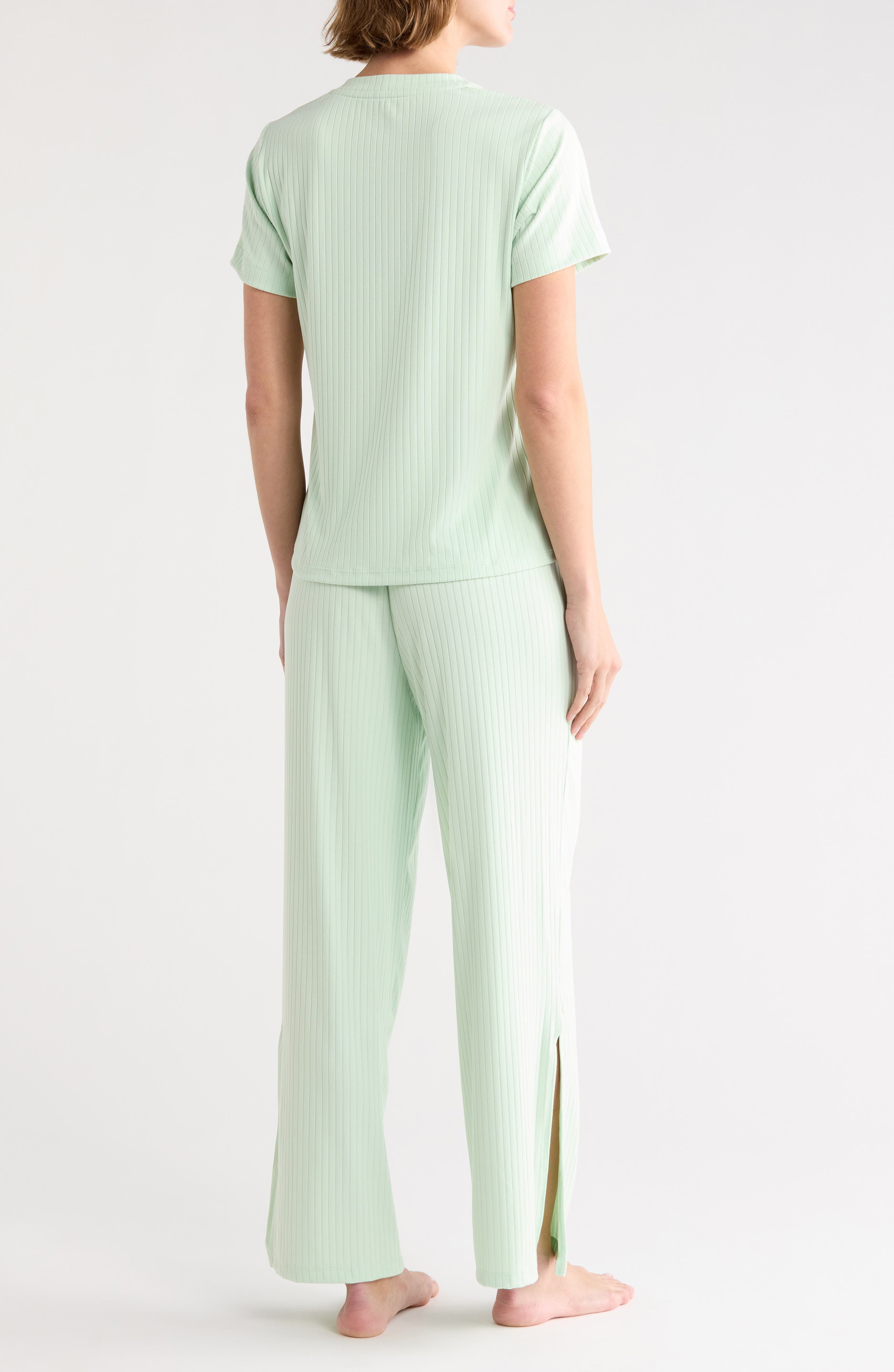 Tommy Hilfiger Ribbed Long Pajamas