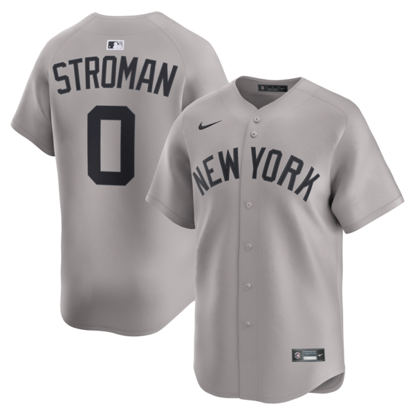 Marcus Stroman New York Yankees Nike Road Limited Player Jersey - Gray/White