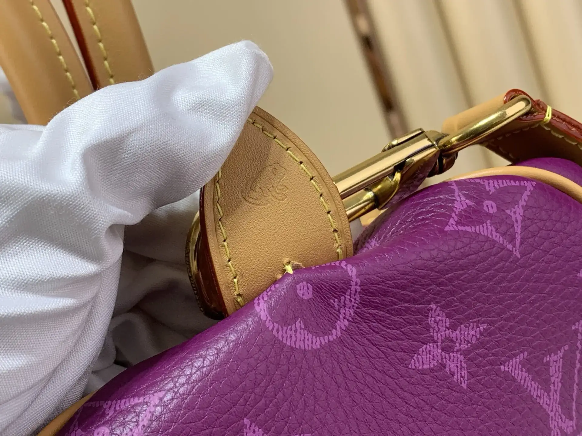 Louis Vuitton Blue Speedy Calfskin Top Handle Bag product photo from LabelPicks