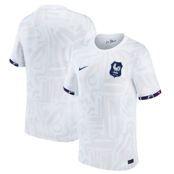 France Women's National Team Nike 2023 Away Stadium Replica Jersey - White