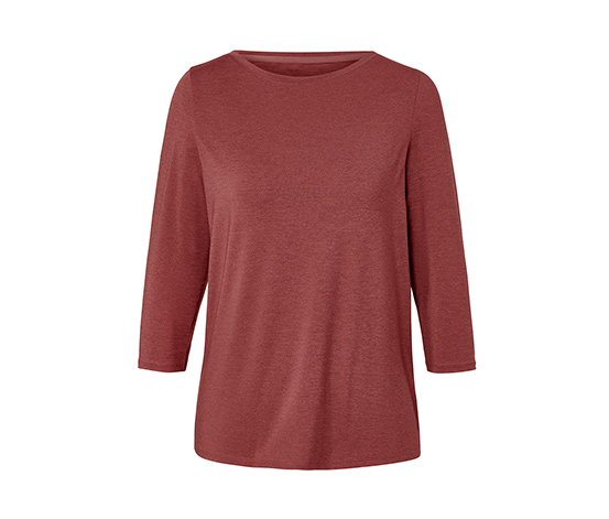 Funktionsshirt mit 3/4-Arm, terrakotta