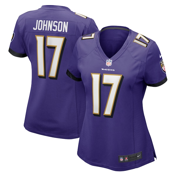Josh Johnson Baltimore Ravens Nike Women's  Game Jersey -  Purple