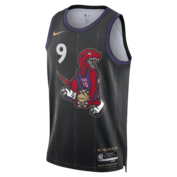 RJ Barrett Toronto Raptors Nike Unisex 2024/25 Swingman Player Jersey - City Edition - Black