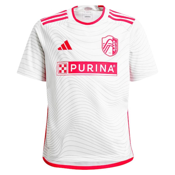 Marcel Hartel St. Louis City SC adidas Youth 2024 The Confluence Kit Replica Player Jersey - White
