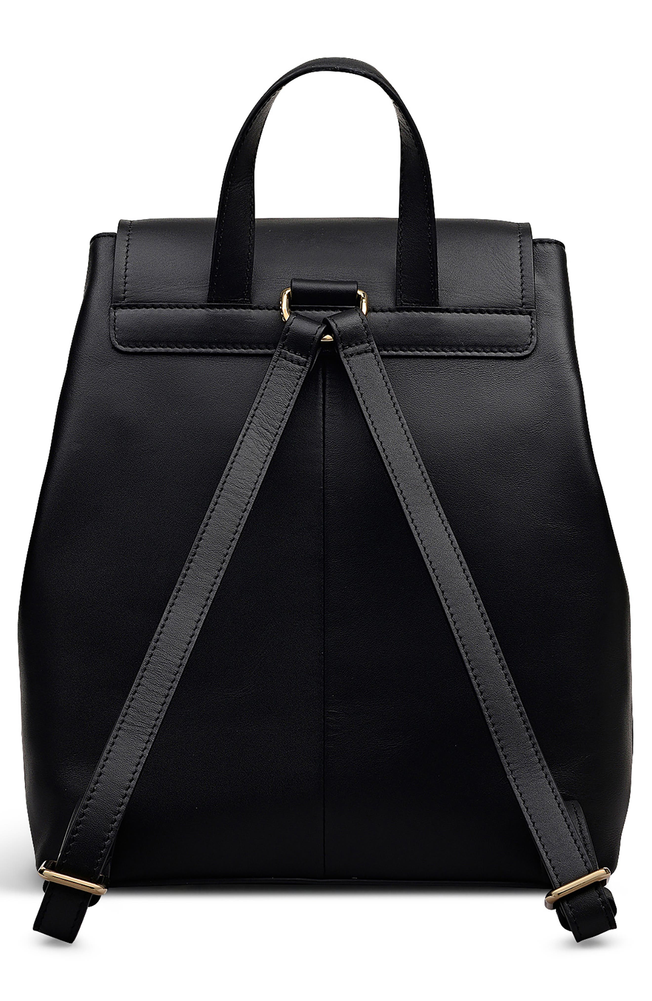 Radley Noble Alley Small Leather Flapover Backpack