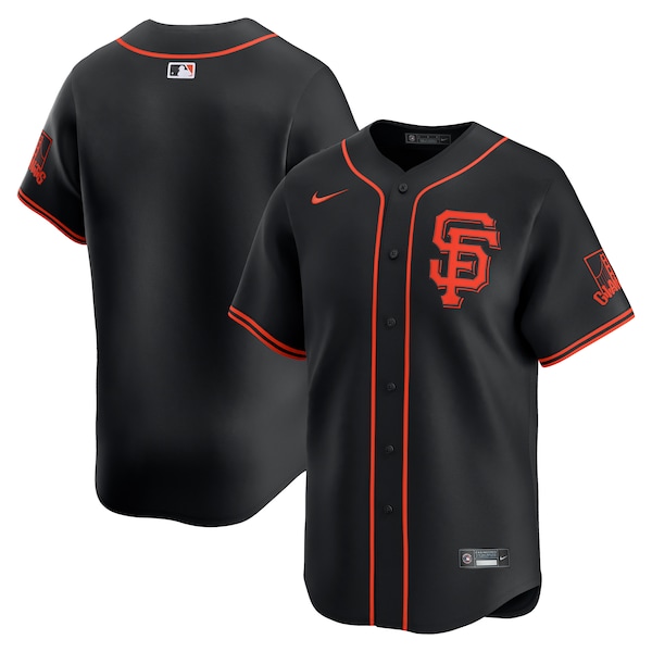 San Francisco Giants Nike  Alternate Limited Jersey – Black