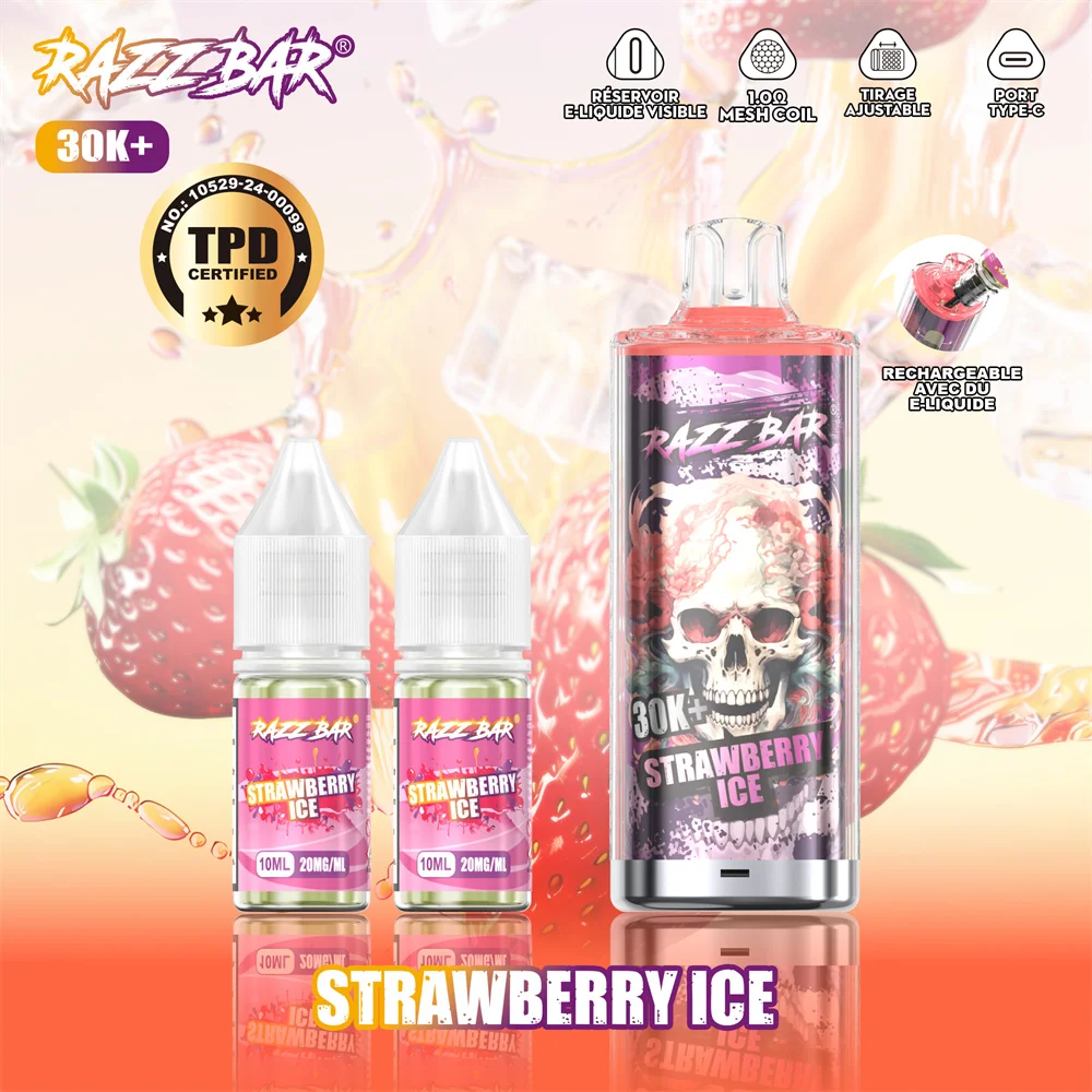 Razz Bar 30K+ Disposable Vape (2%, 30000 Puffs)