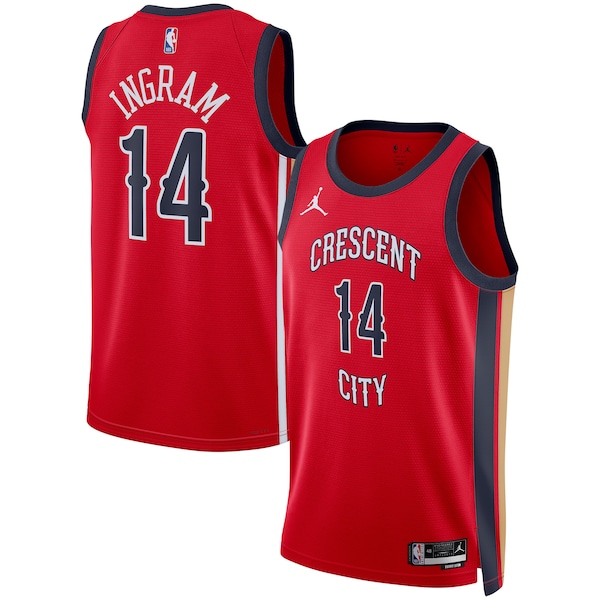 Brandon Ingram New Orleans Pelicans Jordan Brand Unisex Swingman Jersey - Statement Edition - Red