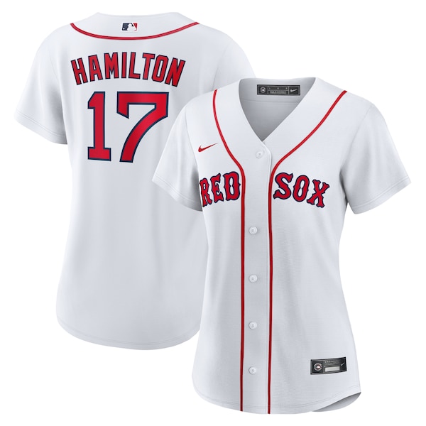 David Hamilton Boston Red Sox Nike Women's Home Replica Jersey - White