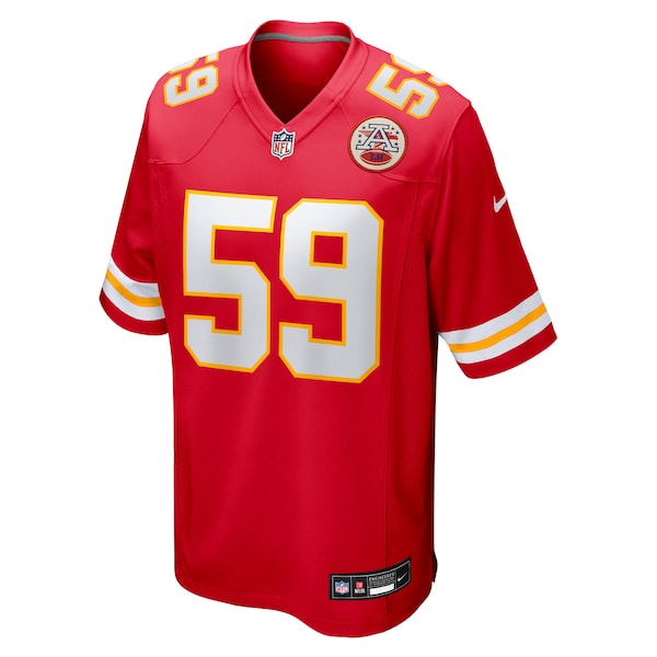 Cooper McDonald Kansas City Chiefs Nike Team Game Jersey -  Red
