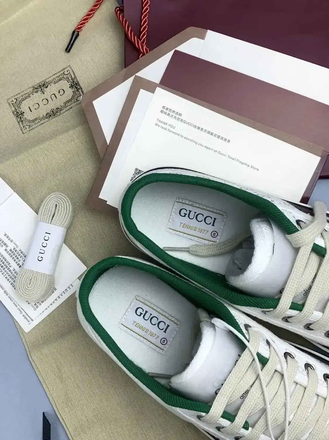 Gucci Tennis 1977 sneaker product photo from LabelPicks