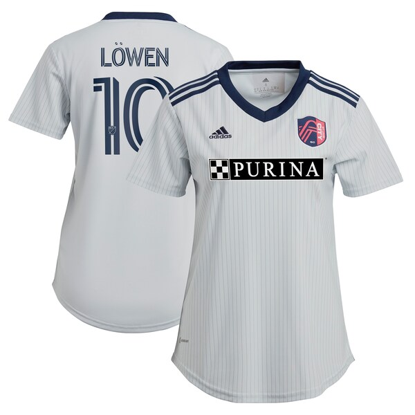 Eduard Löwen St. Louis City SC adidas Women's 2024 The Spirit Kit Replica Jersey - Gray