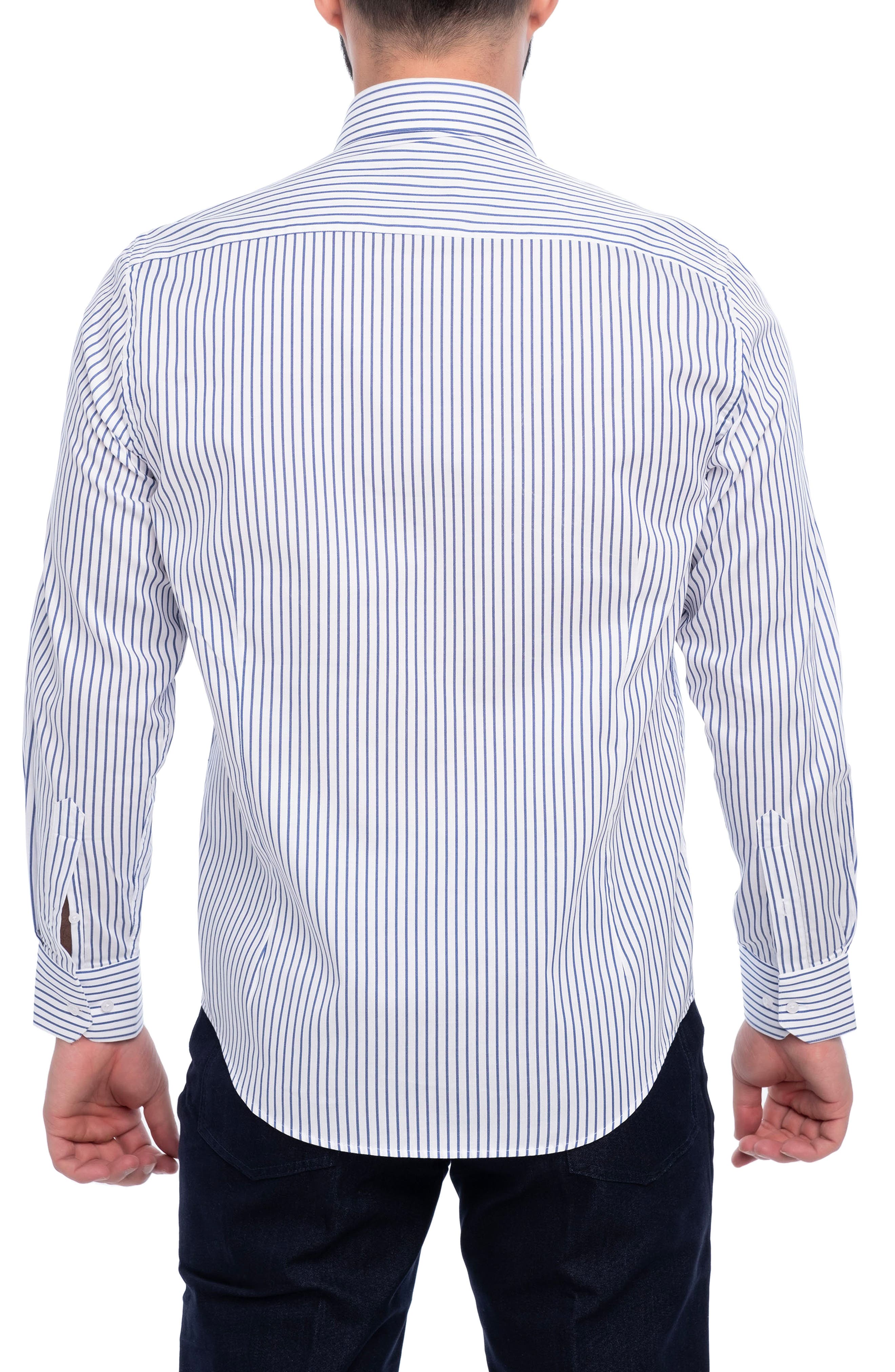 VELLAPAIS Barkson Slim Fit Cotton Dress Shirt