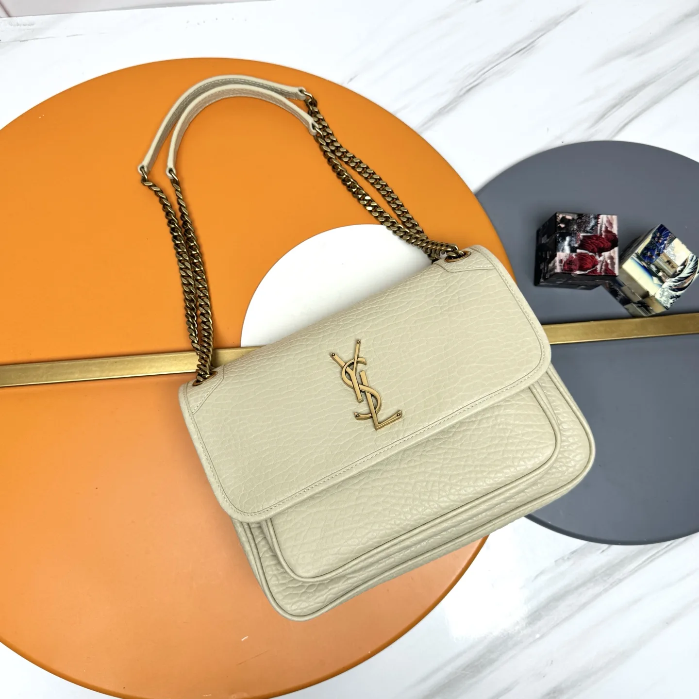 Saint Laurent Niki Calfskin Shoulder Bag product photo from LabelPicks