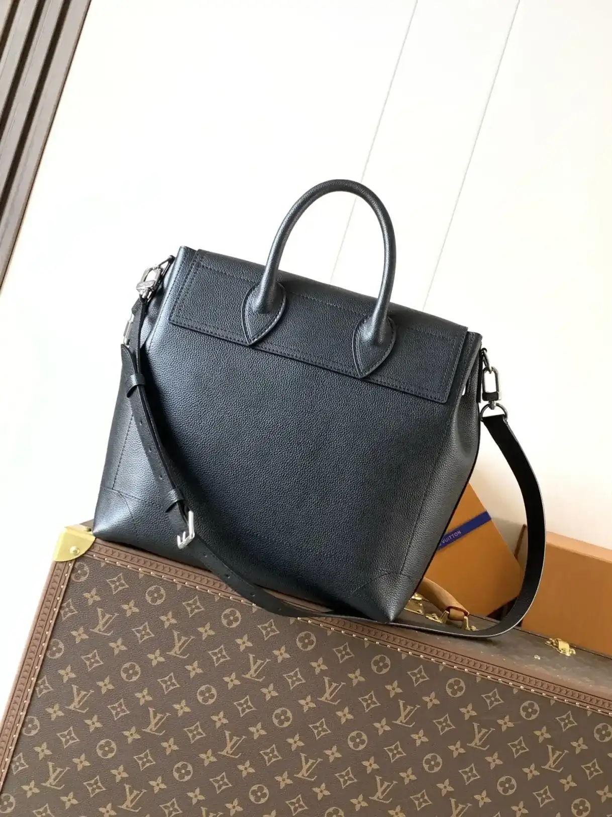 Louis Vuitton Black Monogram Canvas Tote Bag product photo from LabelPicks