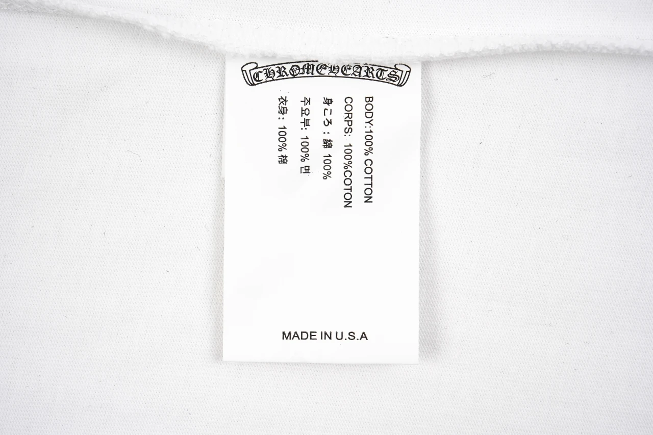 Chrome Hearts White Half Allover Cross Print T-Shirt product photo from LabelPicks