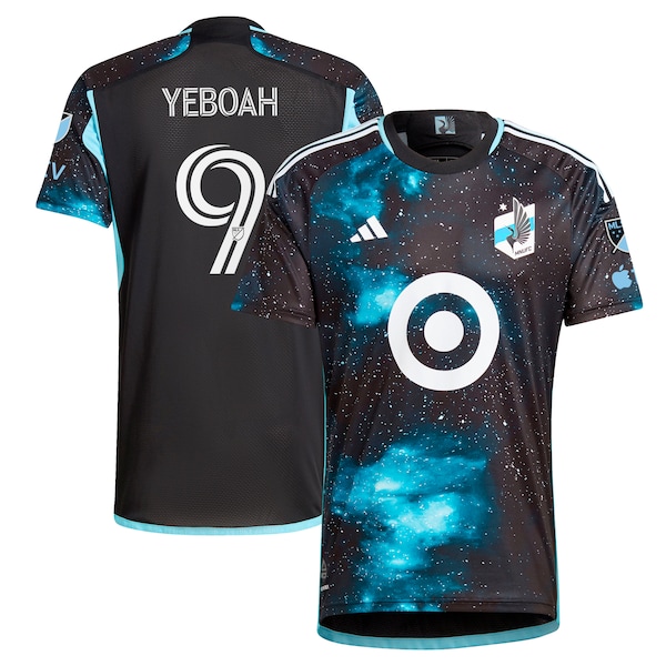 Kelvin Yeboah Minnesota United FC adidas 2024 Starry Night Authentic Player Jersey - Black