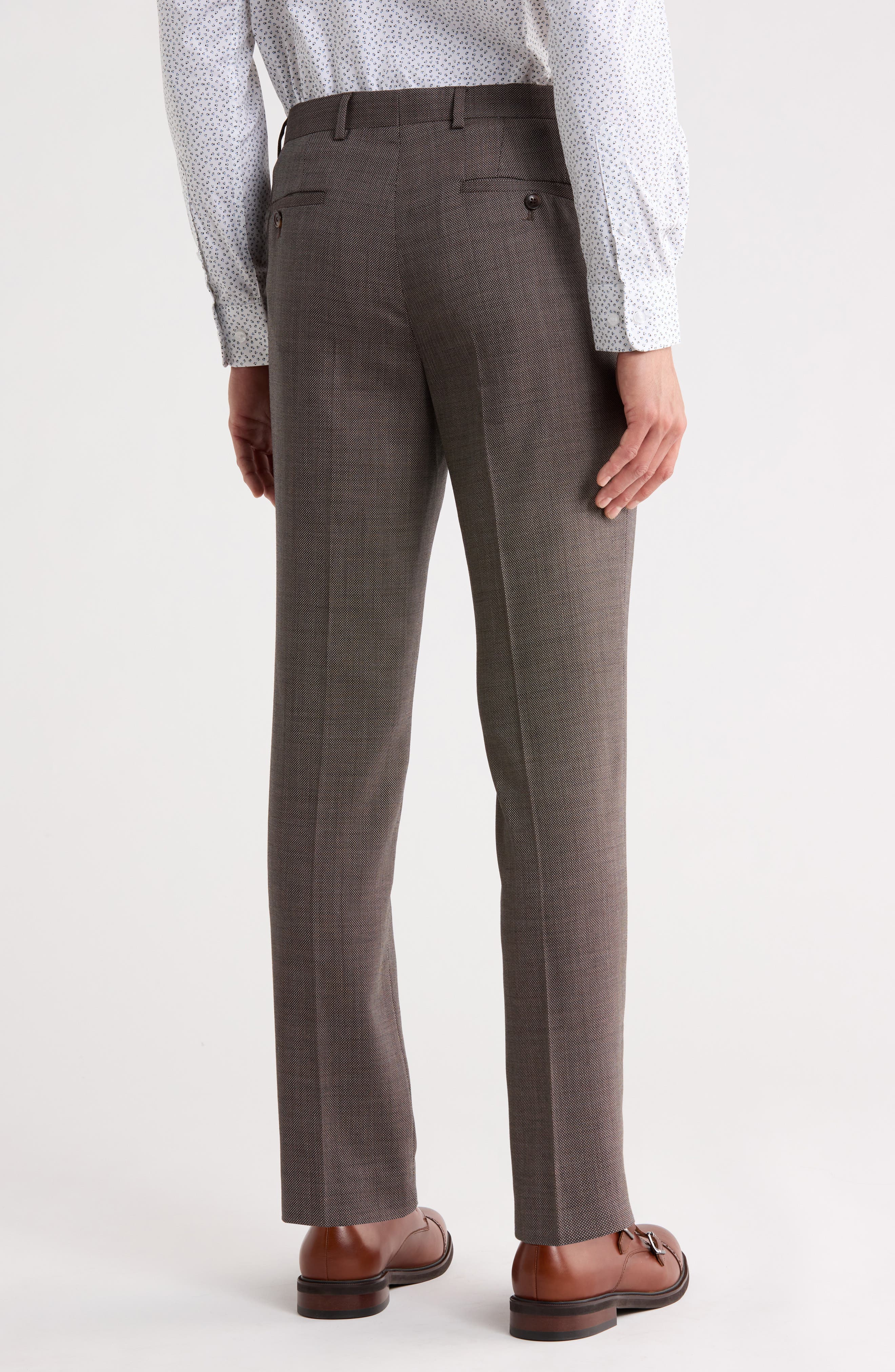 Original Penguin Slim Fit Flat Front Dress Pants