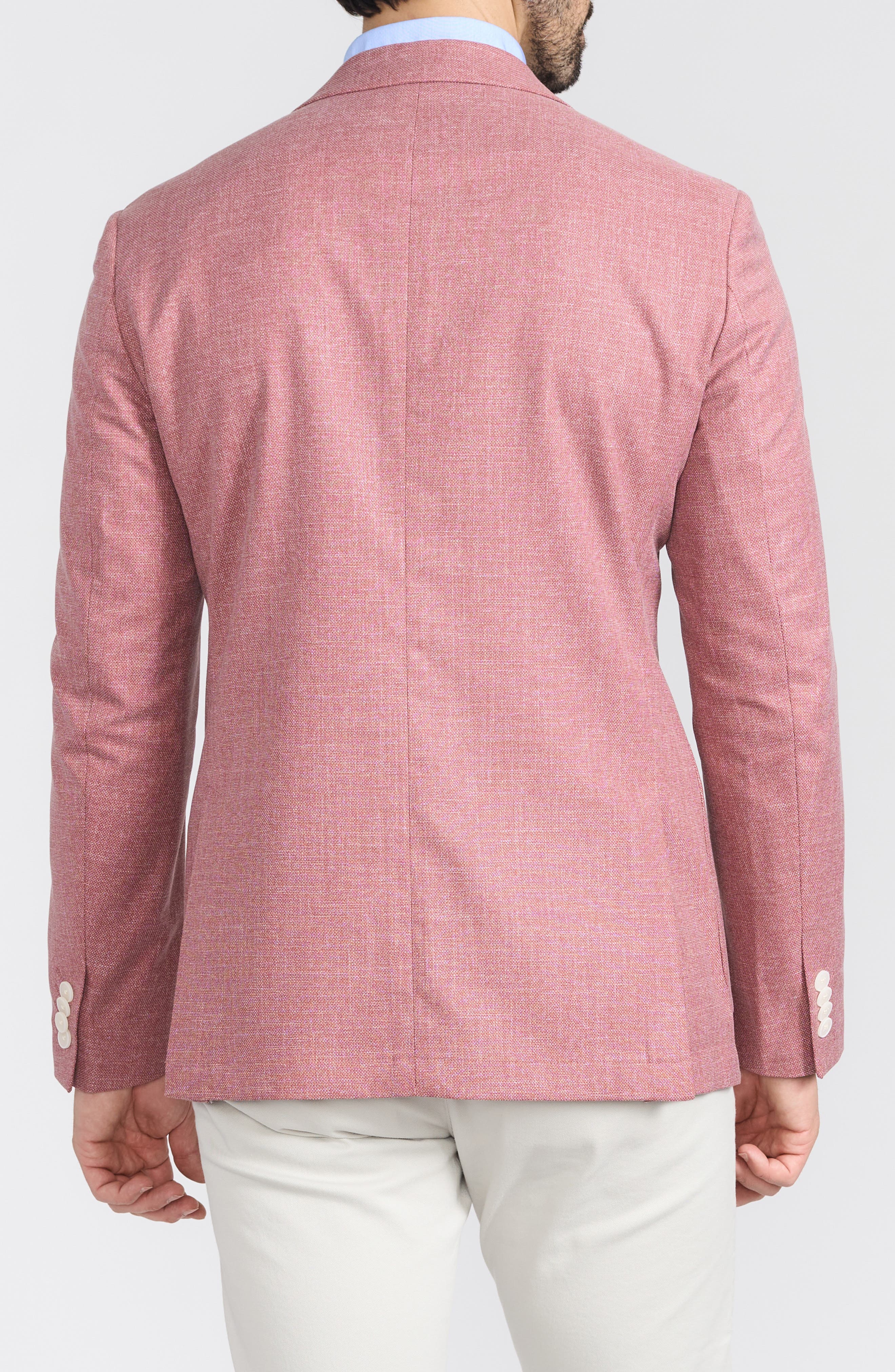 SAVILE ROW CO Gantona Textured Notch Lapel Sport Coat