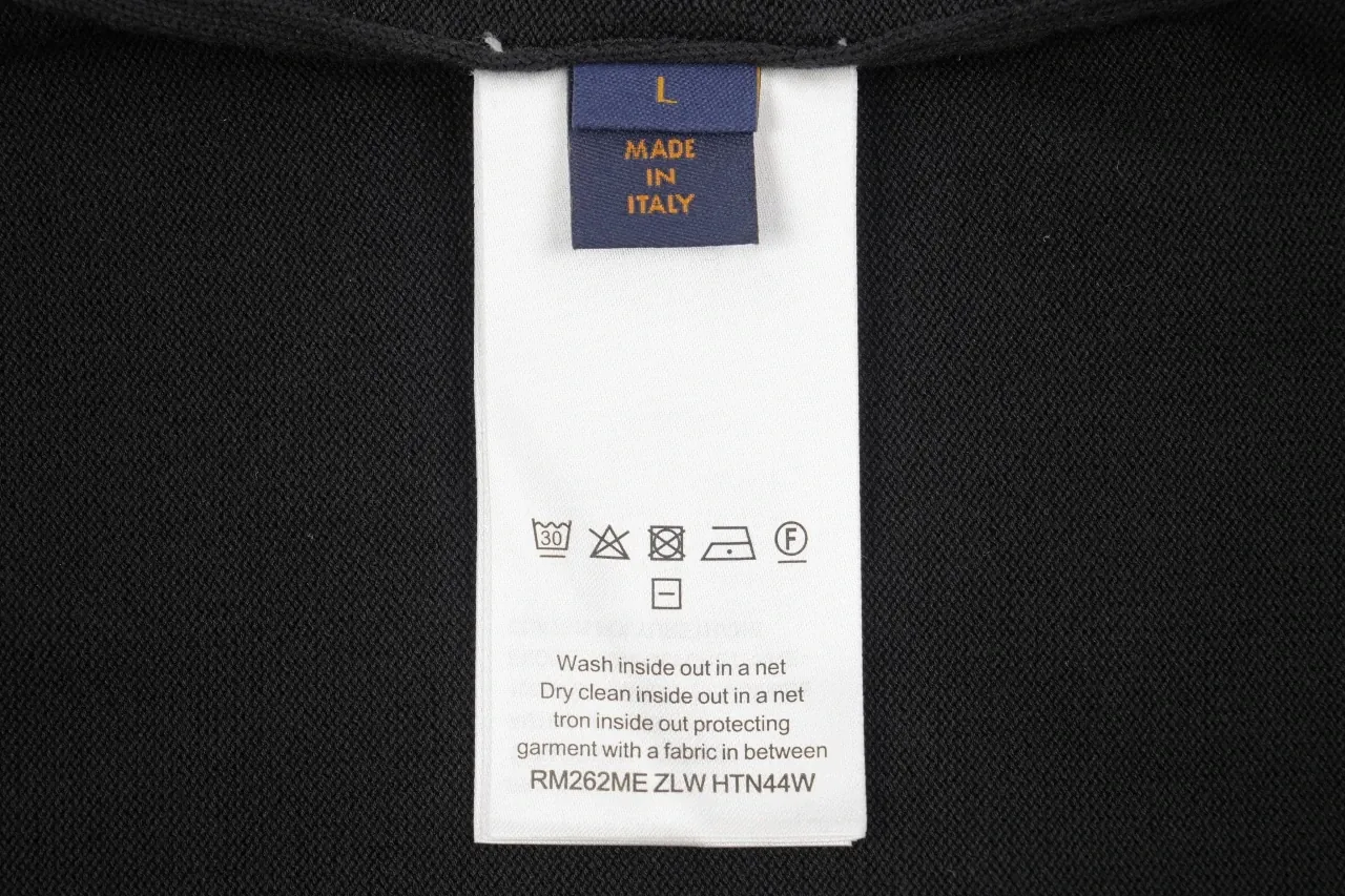 Louis Vuitton Black Pocket Print Knit T-Shirt product photo from LabelPicks