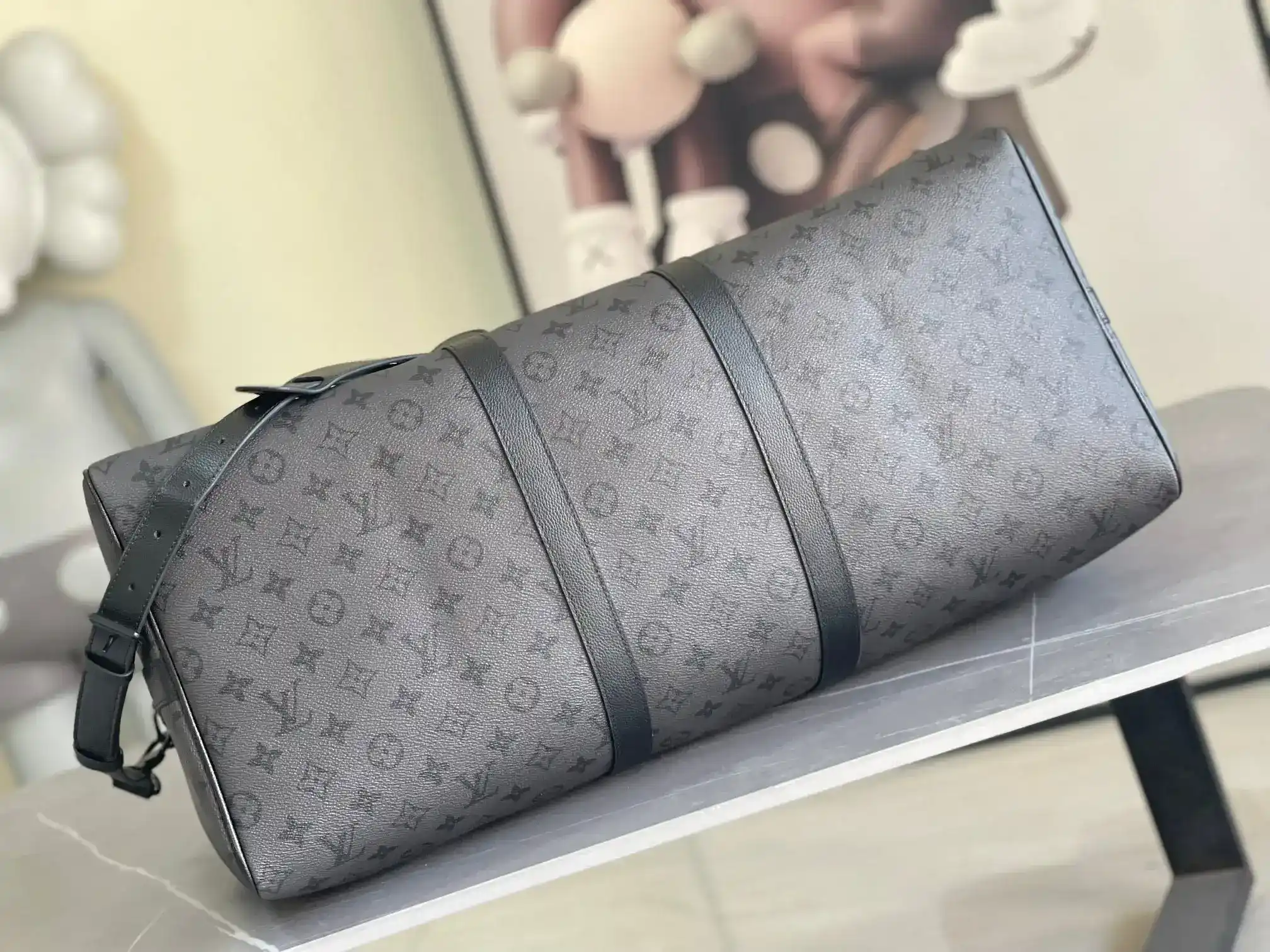 Louis Vuitton Yellow Keepall Monogram Canvas Tote Bag product photo from LabelPicks