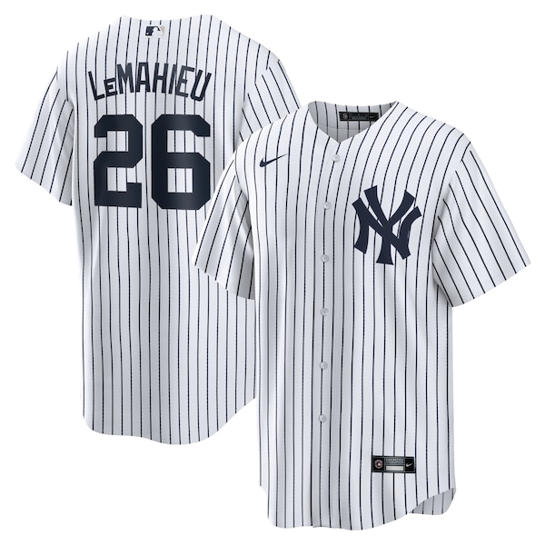 DJ LeMahieu New York Yankees Nike Home Replica Jersey - White