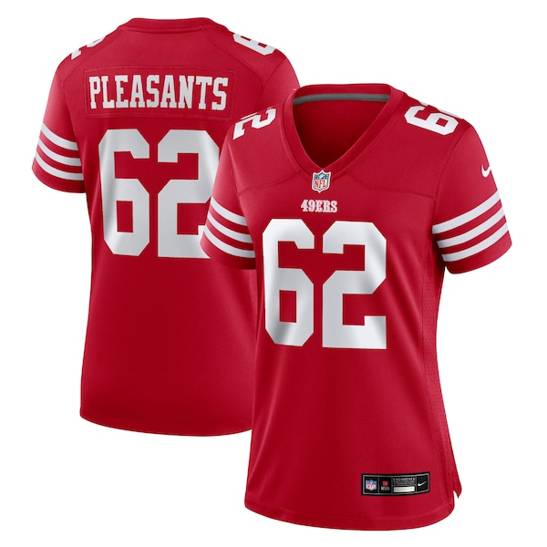 Austen Pleasants San Francisco 49ers Nike Women's Team Game Jersey -  Scarlet