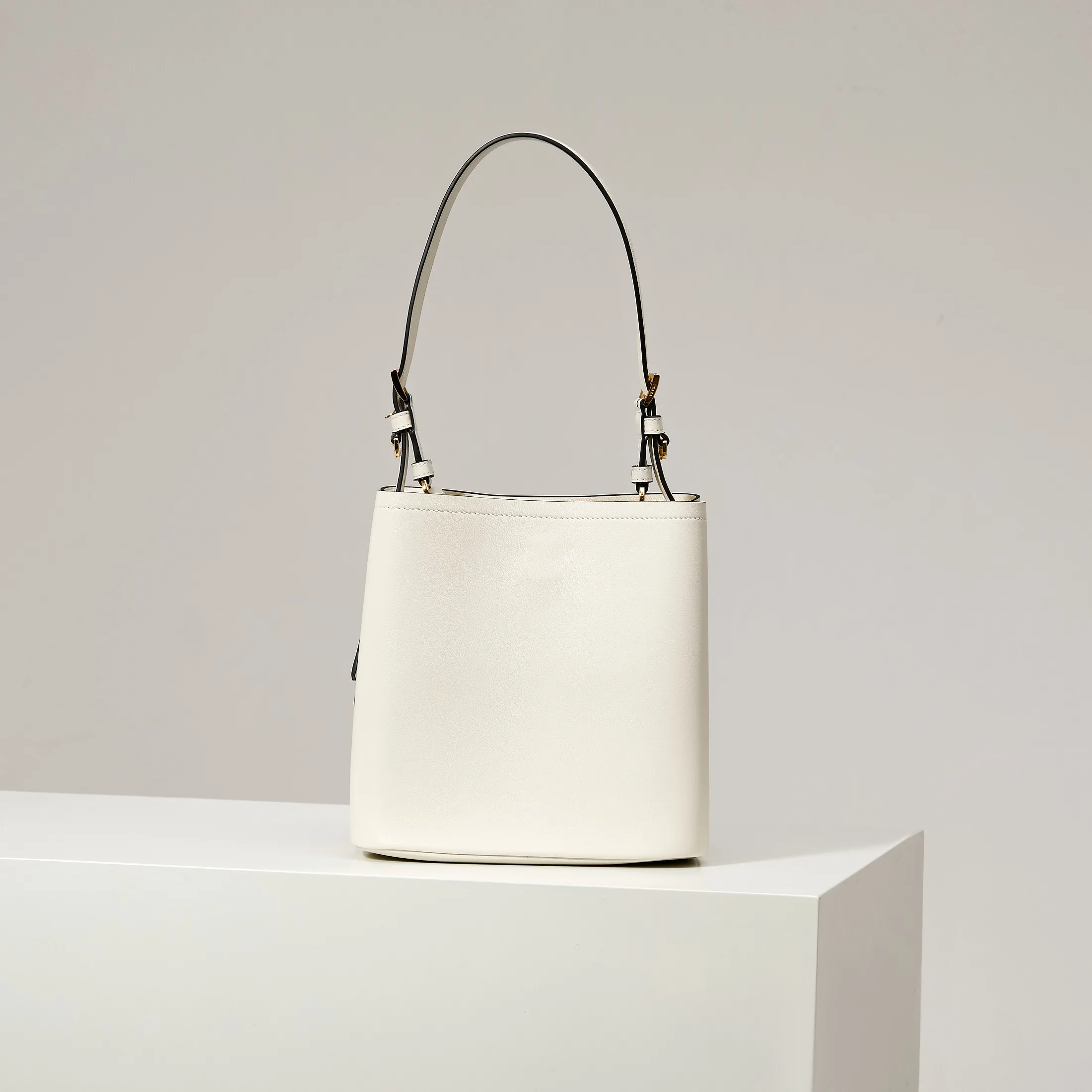 Prada White Bucket Bag product photo from LabelPicks