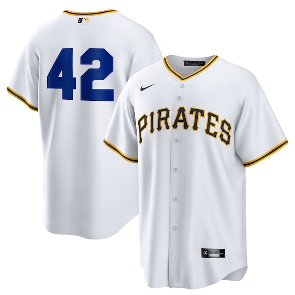 Pittsburgh Pirates Nike Home  2025 Jackie Robinson Day Replica Jersey - White