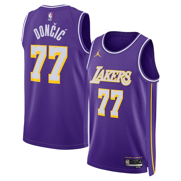 Luka Dončić Los Angeles Lakers Jordan Brand Unisex  Swingman Jersey - Statement Edition - Purple
