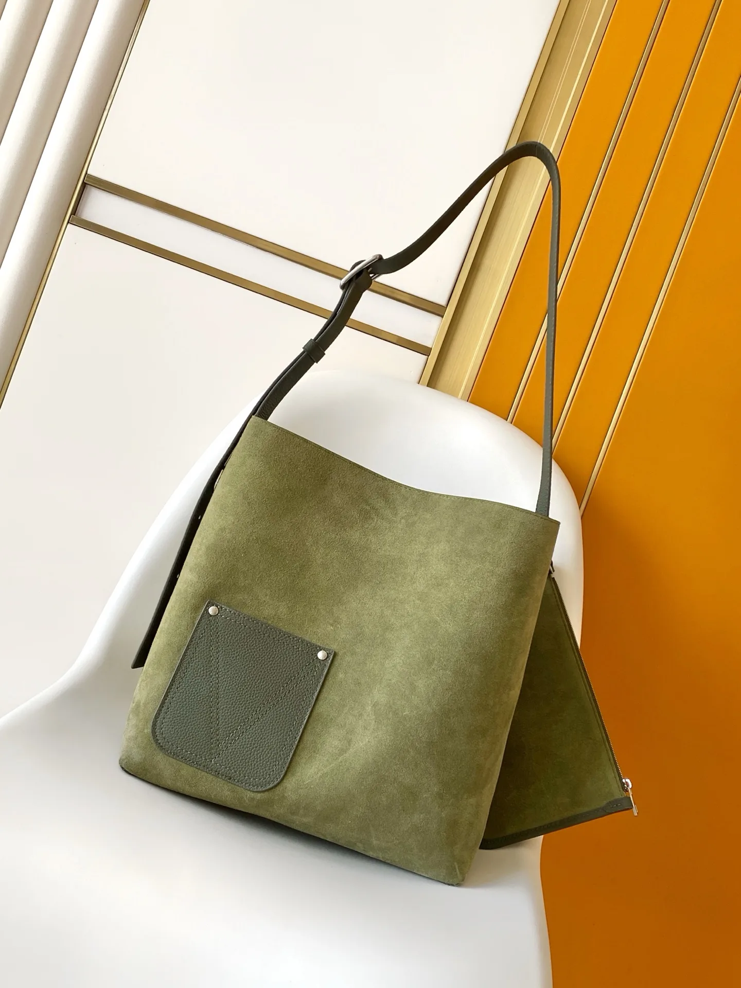 Louis Vuitton Grained Leather Hobo Bag product photo from LabelPicks