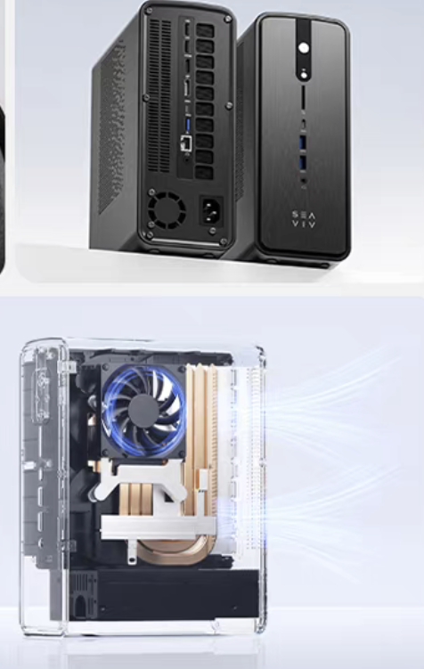 SEAVIV R1 Mini PC (2025) Ryzen AI Max+ 395 128GB+1TB LPDDR5X Desktop Computer - GreshamTech