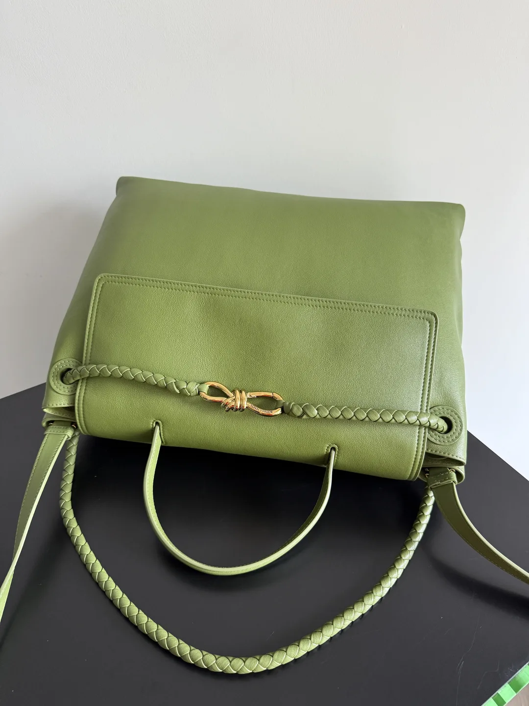 Bottega Veneta Intrecciato Woven Leather Knot Top Handle Bag product photo from LabelPicks