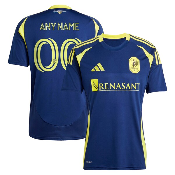 Nashville SC adidas 2025 The Heart of Nashville Kit Replica Custom Jersey - Navy