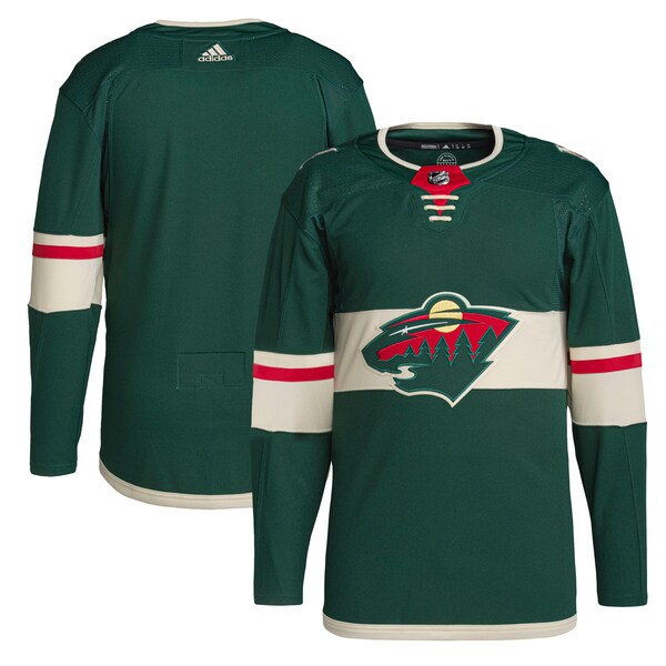 Minnesota Wild adidas Home Primegreen Authentic Jersey - Green