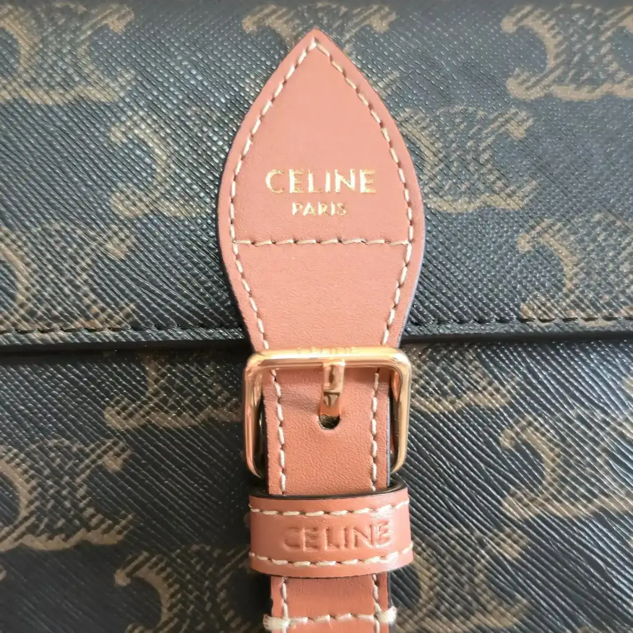 Celine Folco Calfskin Crossbody Bag product photo from LabelPicks