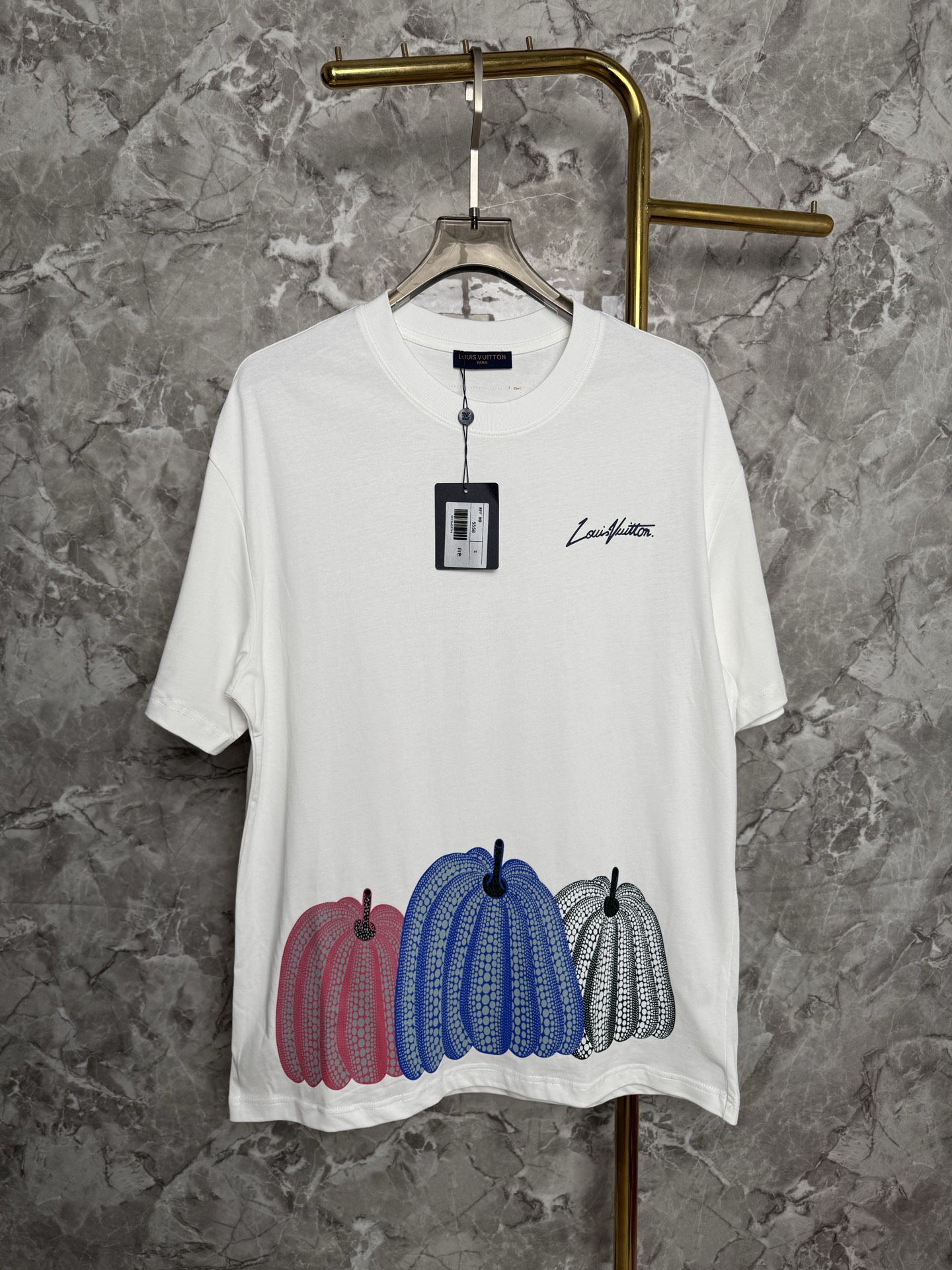 0430Loose Embroidered Versatile T-shirt