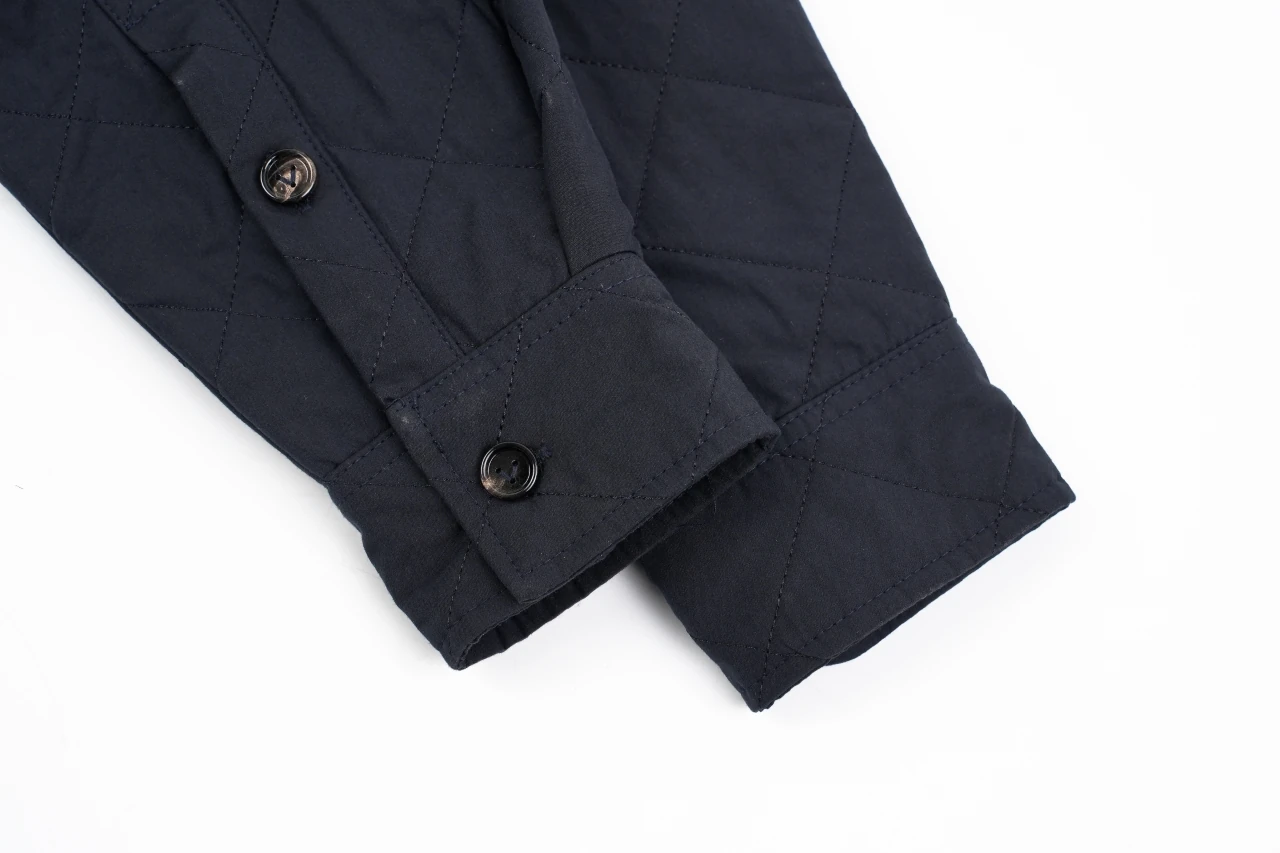 Bottega Veneta Navy Diamond-Quilted Padded Jacket product photo from LabelPicks