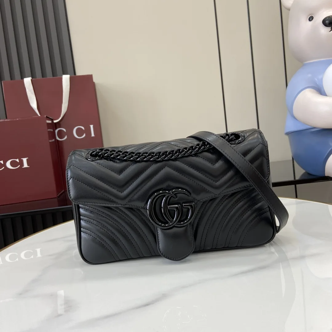 Gucci GG Supreme Canvas Marmont Shoulder Bag product photo from LabelPicks