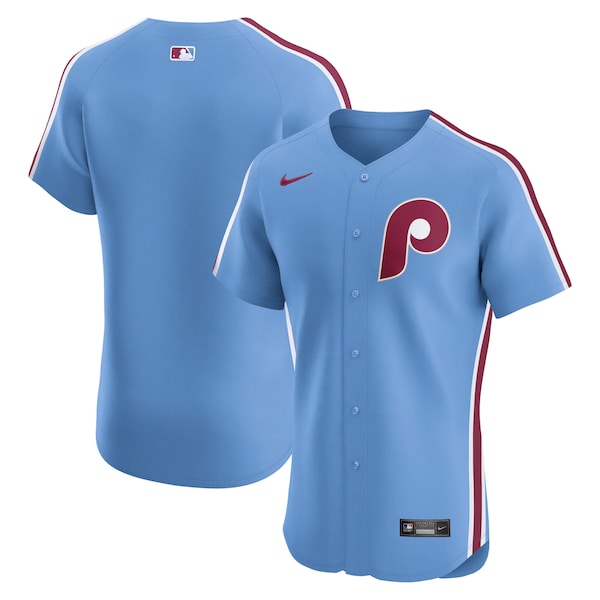 Philadelphia Phillies Nike Alternate Elite Jersey - Light Blue/Cream/White
