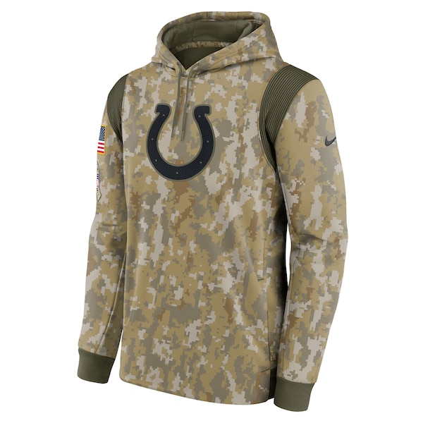 Indianapolis Colts Nike Salute To Service Therma Performance Pullover Hoodie - Camo