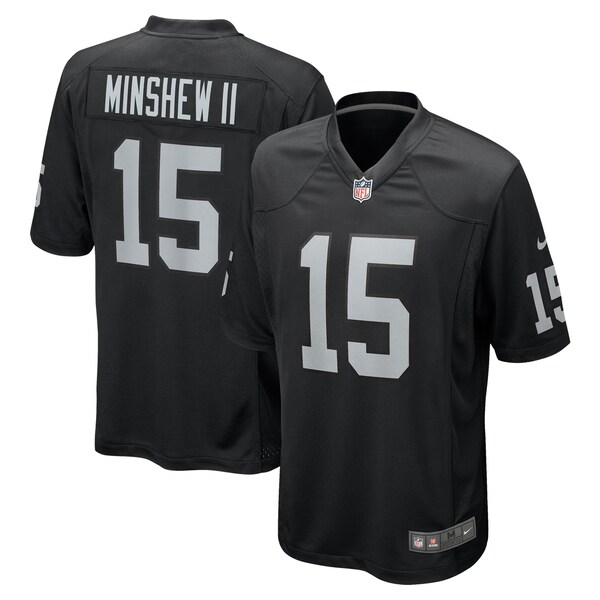 Gardner Minshew II Las Vegas Raiders Nike Team Game Jersey -  Black