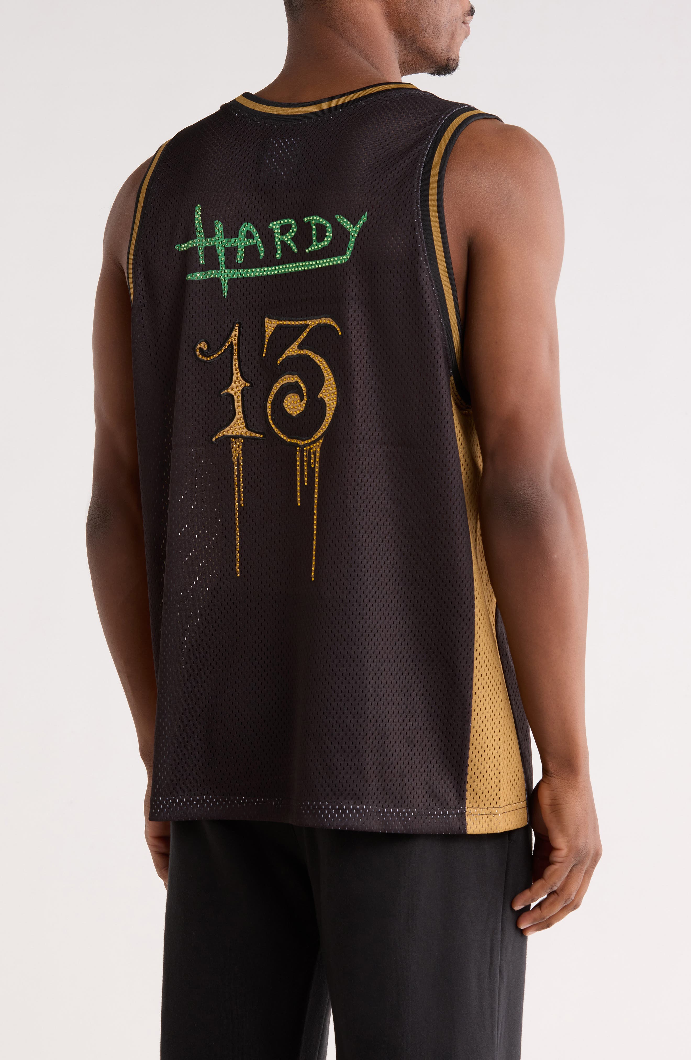 Ed Hardy Rhinestone Skull Graphic Jersey