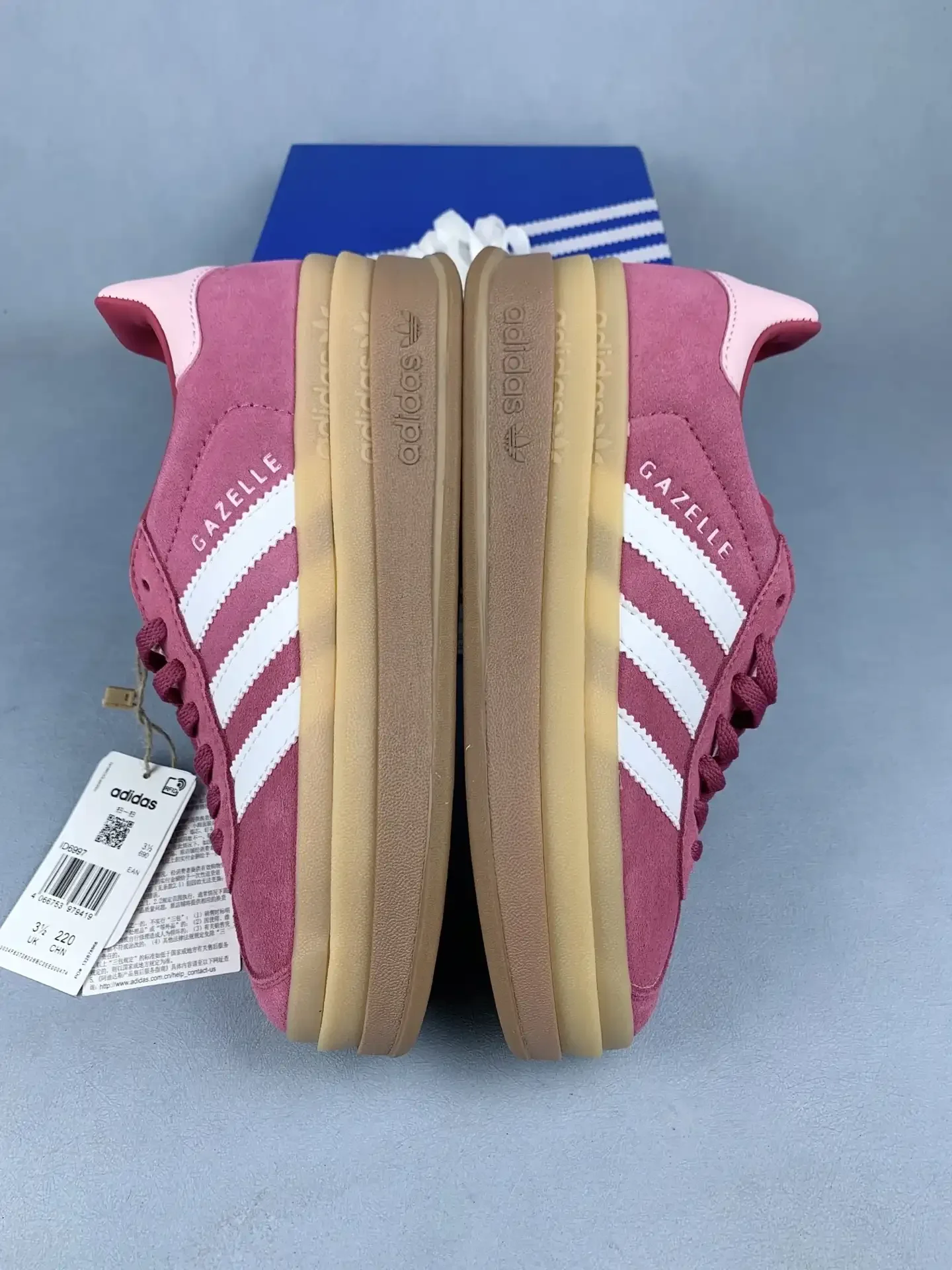 adidas Gazelle Bold Wild Pink Shoes product photo from LabelPicks