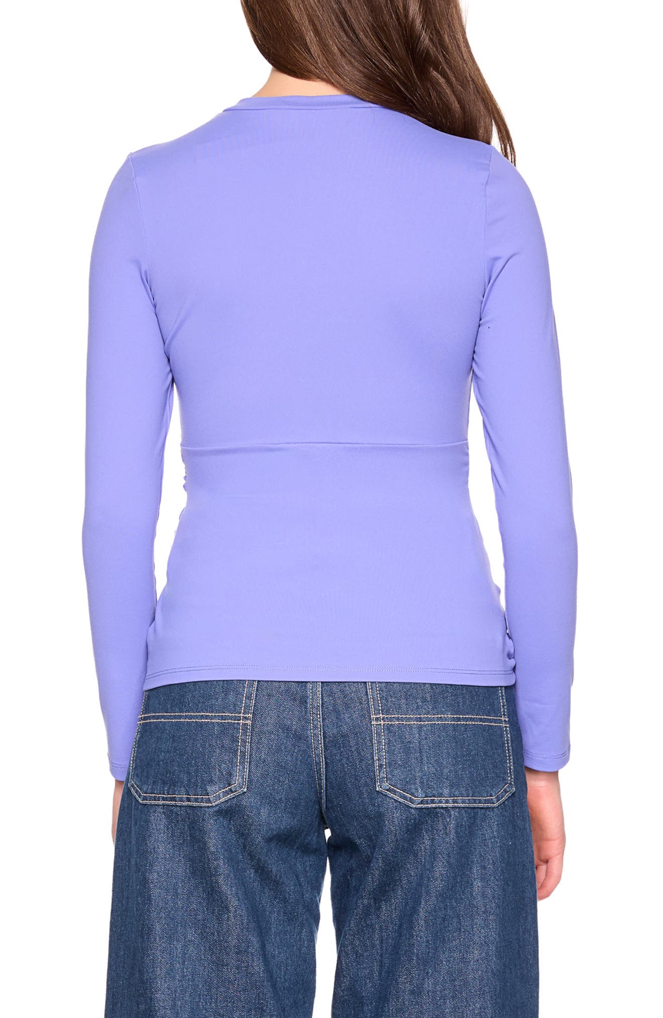 Susana Monaco Faux Wrap Top
