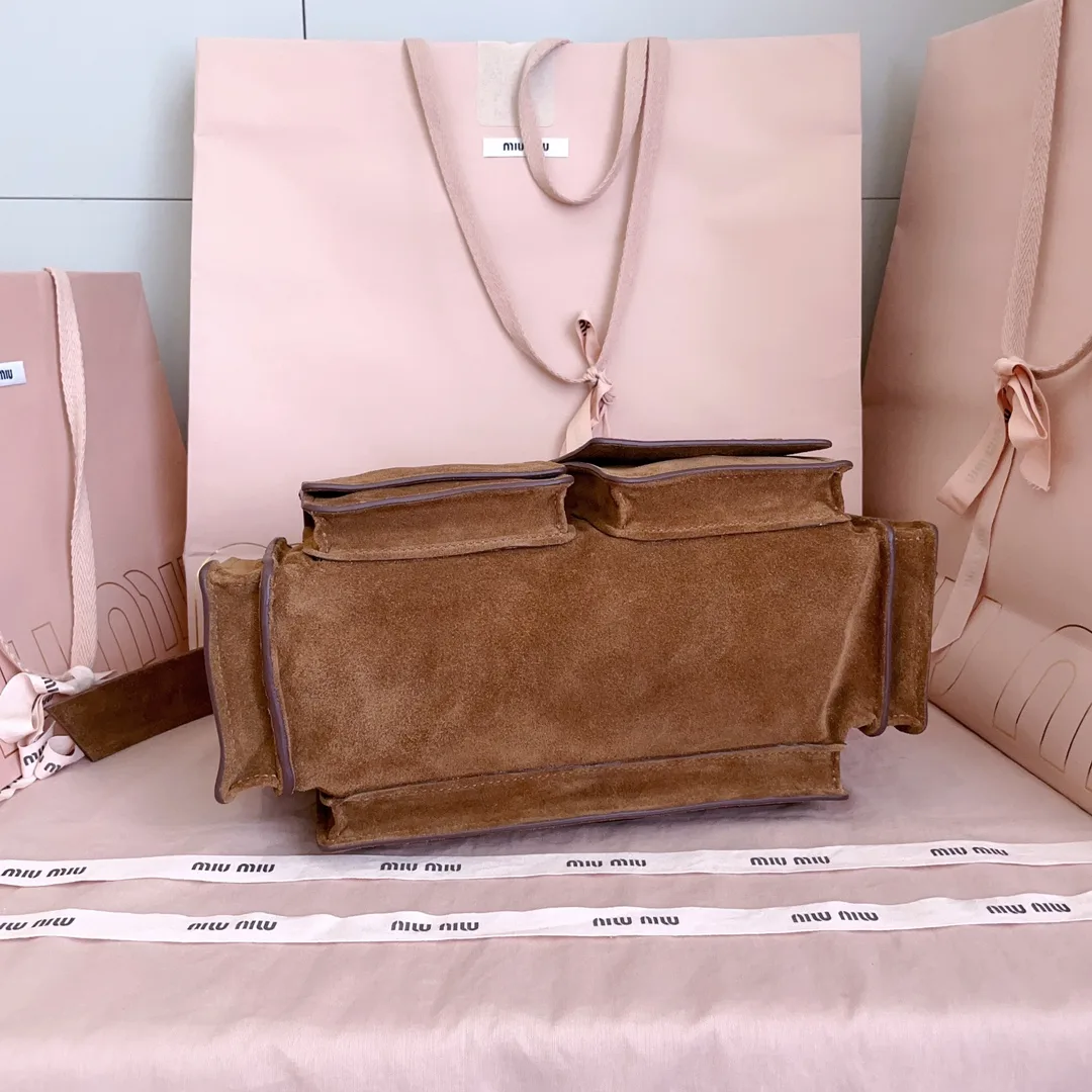 Miu Miu Suede Leather Crossbody Bag product photo from LabelPicks
