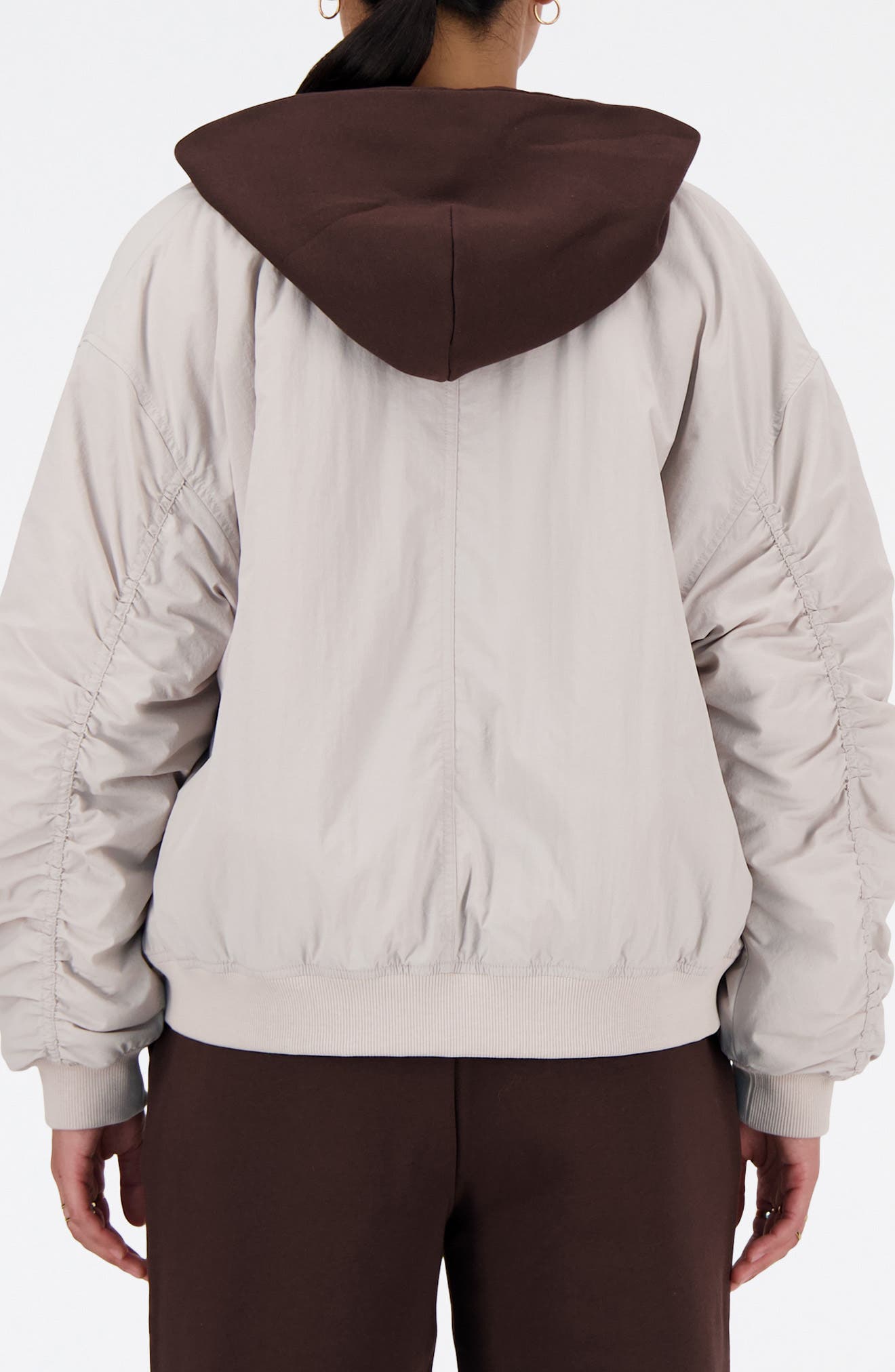 New Balance Linear Heritage Woven Bomber Jacket