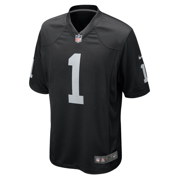 Number 1 Groom Las Vegas Raiders Nike Game Jersey - Black
