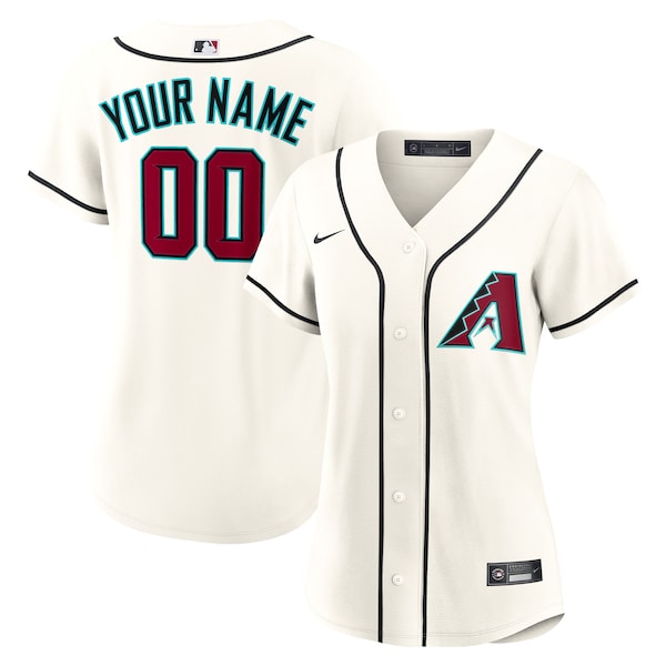 Arizona Diamondbacks Nike Women's Home Custom Replica 2.0 Jersey - Cream