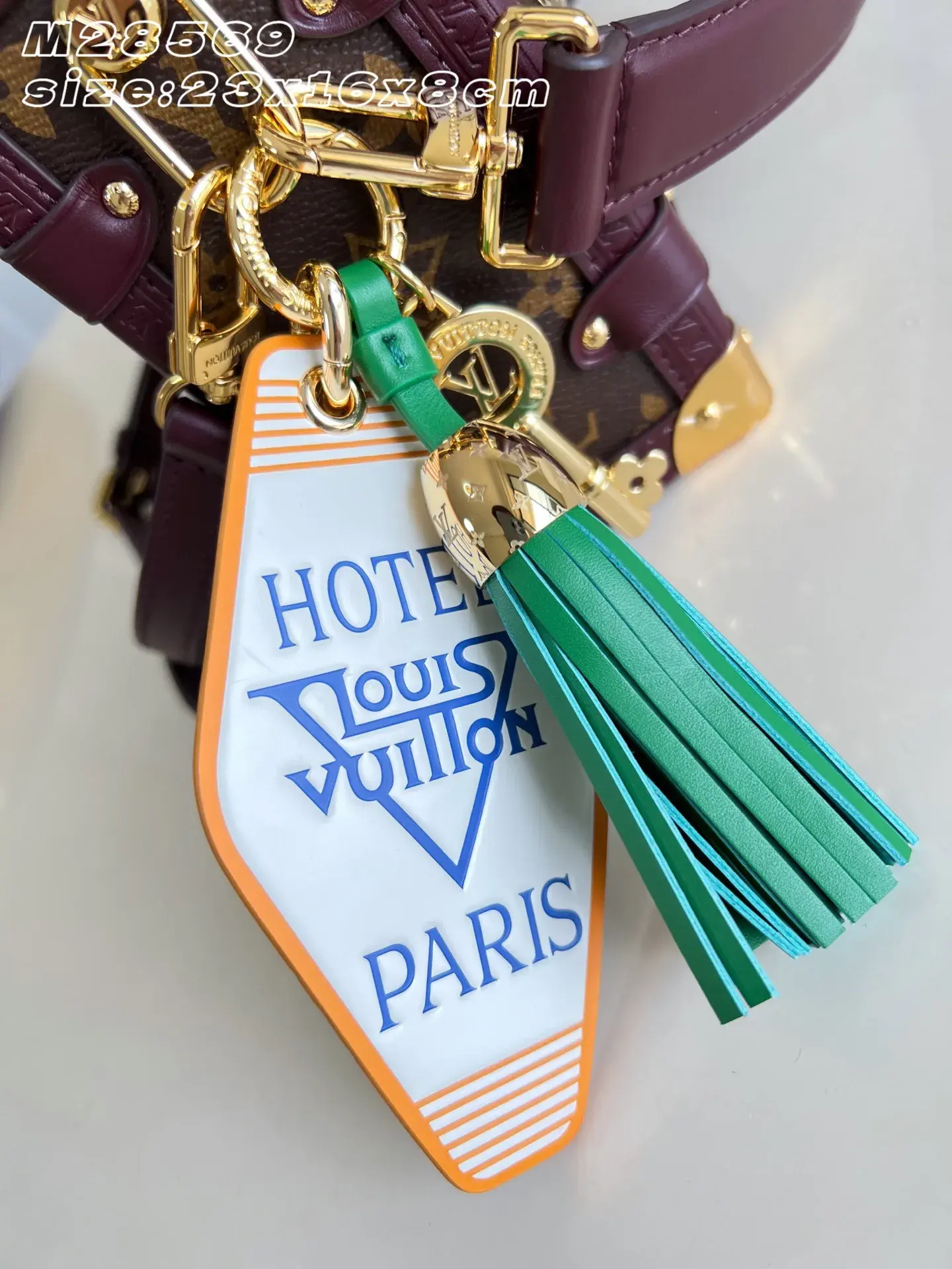 Louis Vuitton Red Canvas and Leather Top Handle Bag product photo from LabelPicks